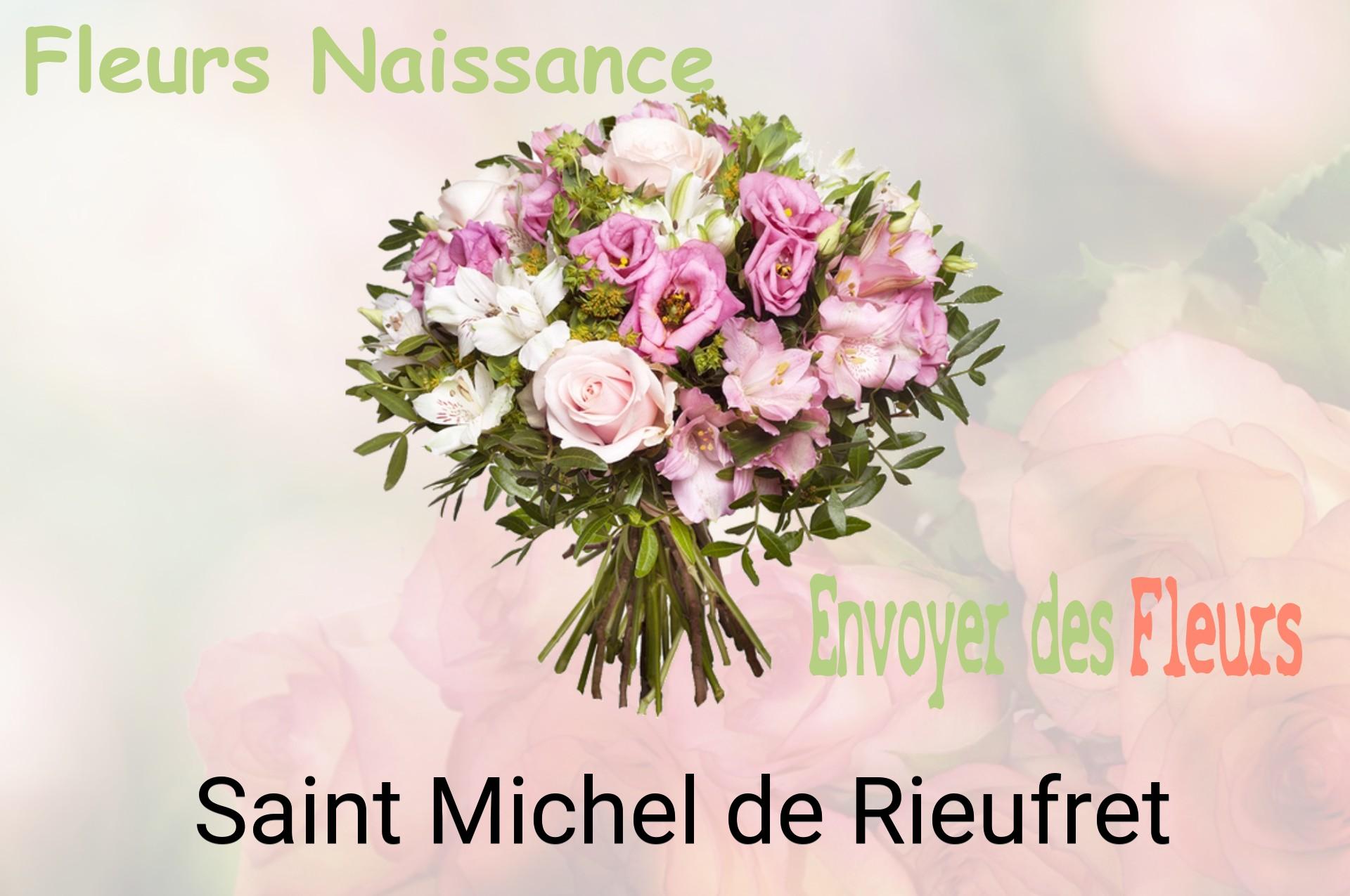 Bouquet de fleurs de naissance livré à Saint-Michel-de-Rieufret